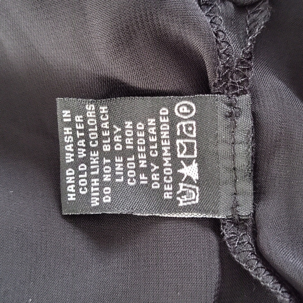 BCBGMaxAzria Black Sheer Shirt - Picture 12 of 12